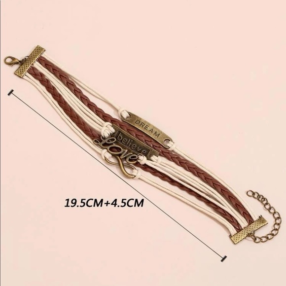 Letter Decor Braided Bracelet - Picture 3 of 3